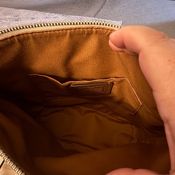 Coach Cream Studded Leather Crossbody Bag - Picture 3 of 6